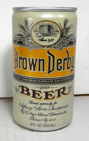 Brown Derby - Carling National - Click Image to Close